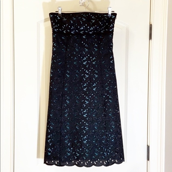 Harold's Dresses & Skirts - Harold’s Strapless Eyelet Dress Size 2